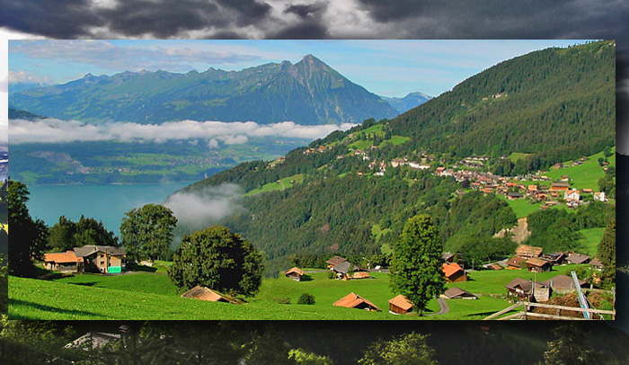 » Beatenberg-Waldegg, Lake Thun, Niesen (photo: H.Rieder)