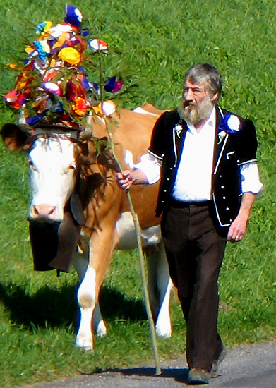 Älpler Jakob Gafner / Foto: Fritz Bieri