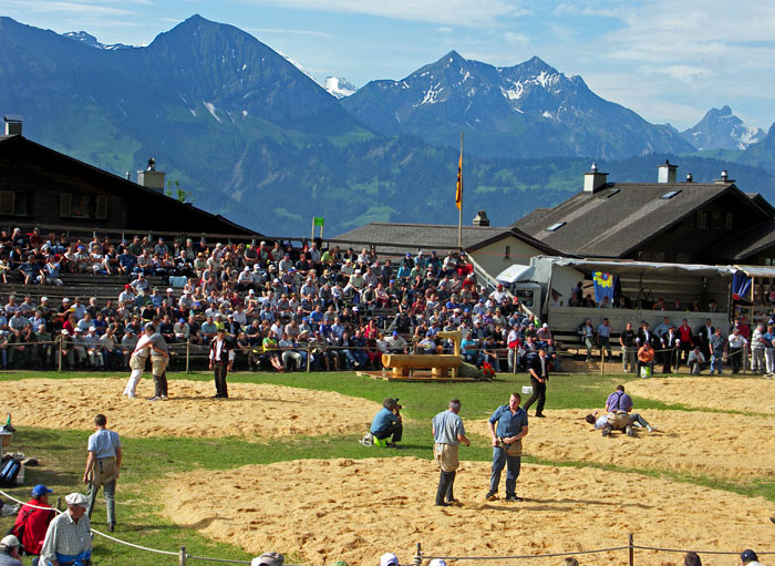 Blick zum Morgenberghorn und Dreispitz / Foto: H. Rieder