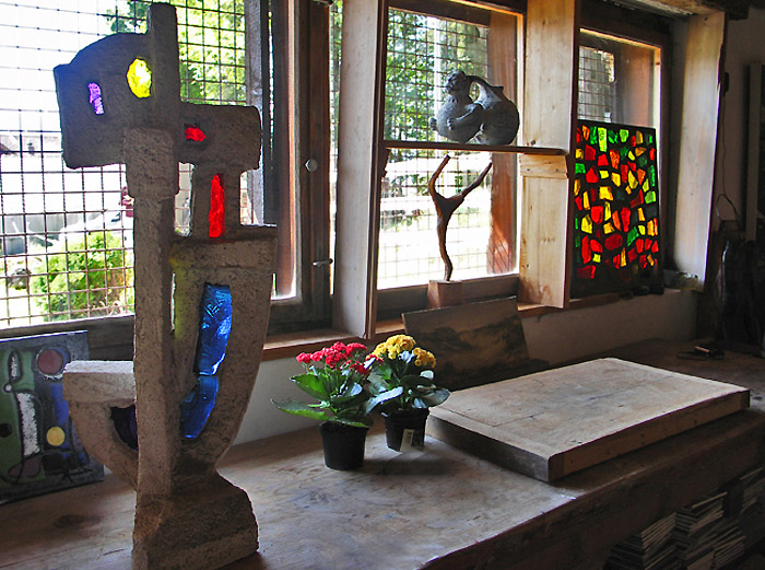 Kunstwerke von Paul Schmidt / Foto: Heinz Rieder