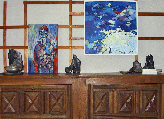 Kunstwerke von P. Schmidt und F.M. David / Foto: Heinz Rieder