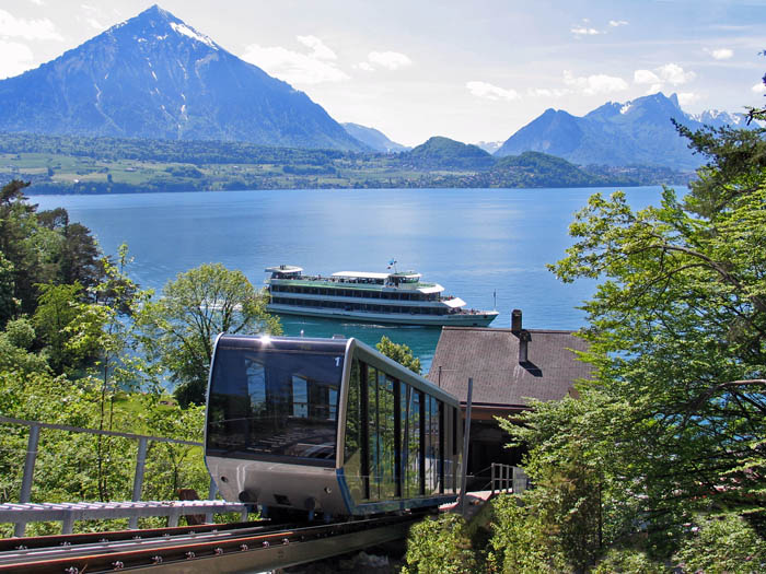 Bahn ab Thunersee (Foto: Fritz Bieri)