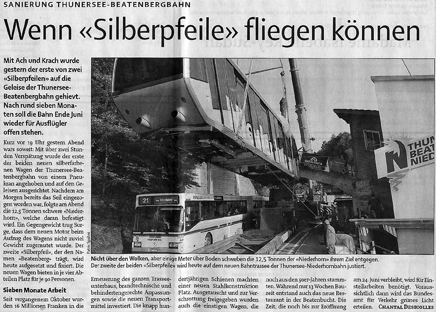 Zeitungsbericht