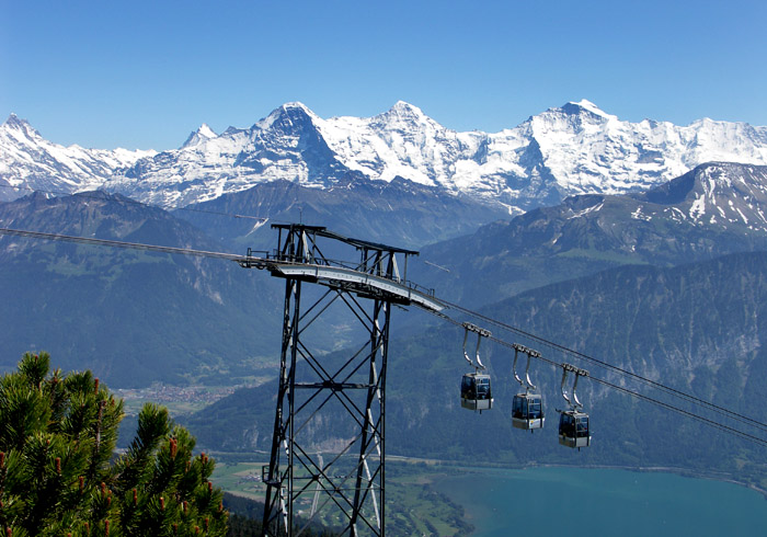 Blick vom Berghaus Niederhorn / Foto: Heinz Rieder