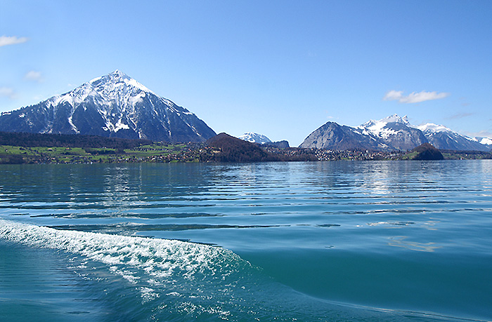 Niesen, Faulensee und Spiez / Foto: Fritz Bieri